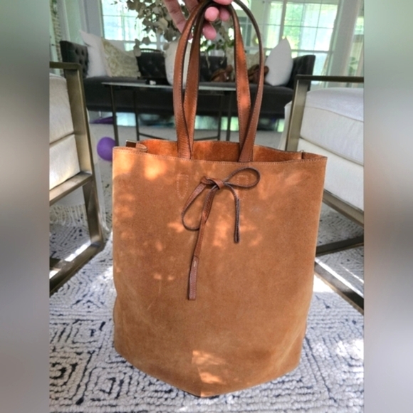 🌟Suede Maison Margiela Tote Bag - Picture 1 of 11